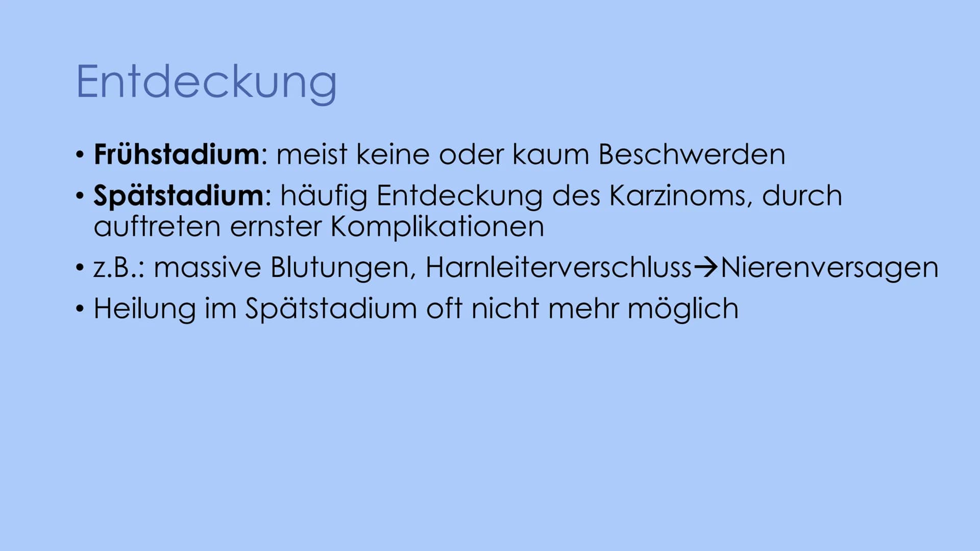 KOLONKARZINOM
G ●
●
●
●
Definition
Karzinom: bösartige Wucherung der Schleimhaut
Kolonkarzinom: Tumoren die zwischen Blinddarm und dem Begin
