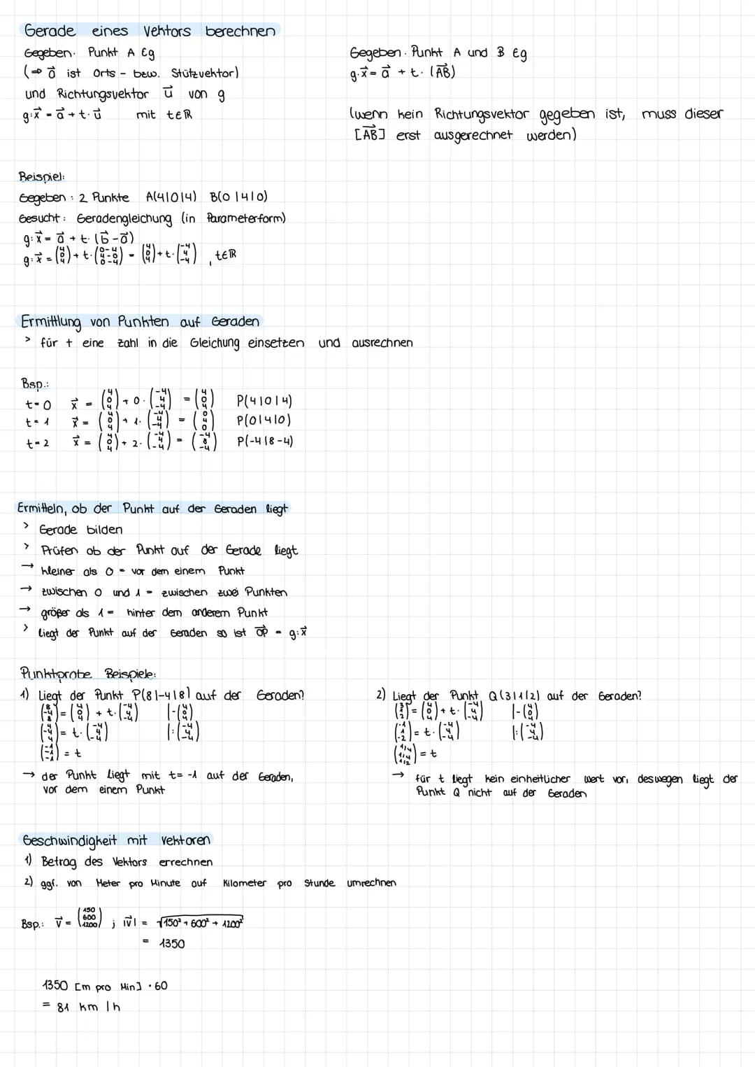 
<p>Die analytische Geometrie beschreibt die Lagebeziehungen von Geraden, die im Koordinatensystem dargestellt werden. Sie umfasst die Grund