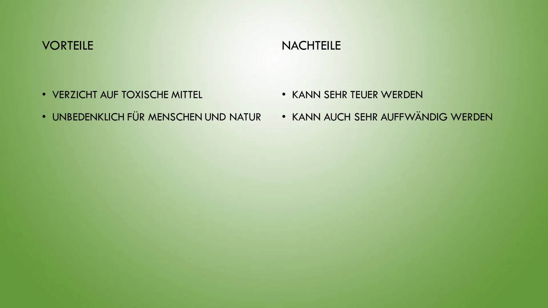 )
METHODEN UND PROBLEME DER
SCHÄDLINGSBEKÄMPFUNG ●
●
INHALTSVERZEICHNIS
WAS SIND SCHÄDLINGE?
ARTEN VON SCHÄDLINGEN
WAS BEDEUTET SCHÄDLINGSBE