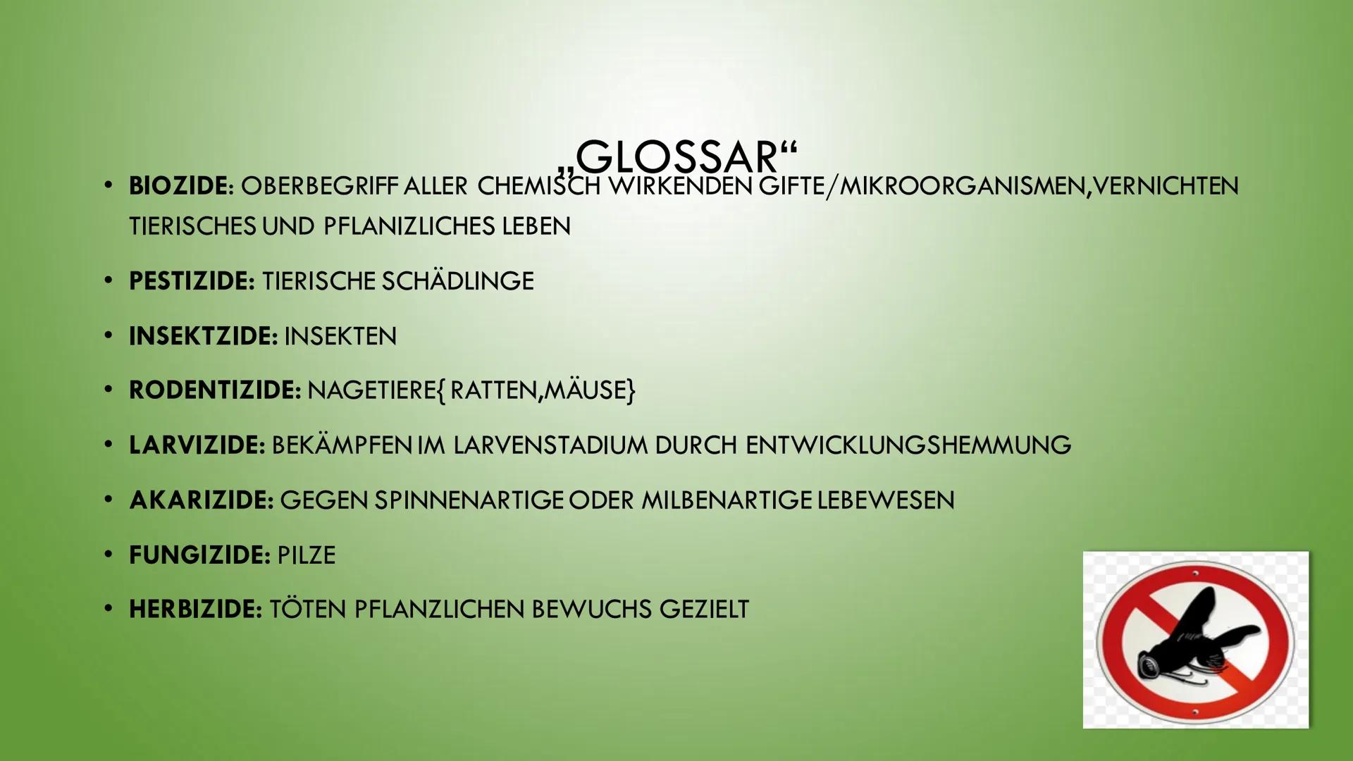 )
METHODEN UND PROBLEME DER
SCHÄDLINGSBEKÄMPFUNG ●
●
INHALTSVERZEICHNIS
WAS SIND SCHÄDLINGE?
ARTEN VON SCHÄDLINGEN
WAS BEDEUTET SCHÄDLINGSBE