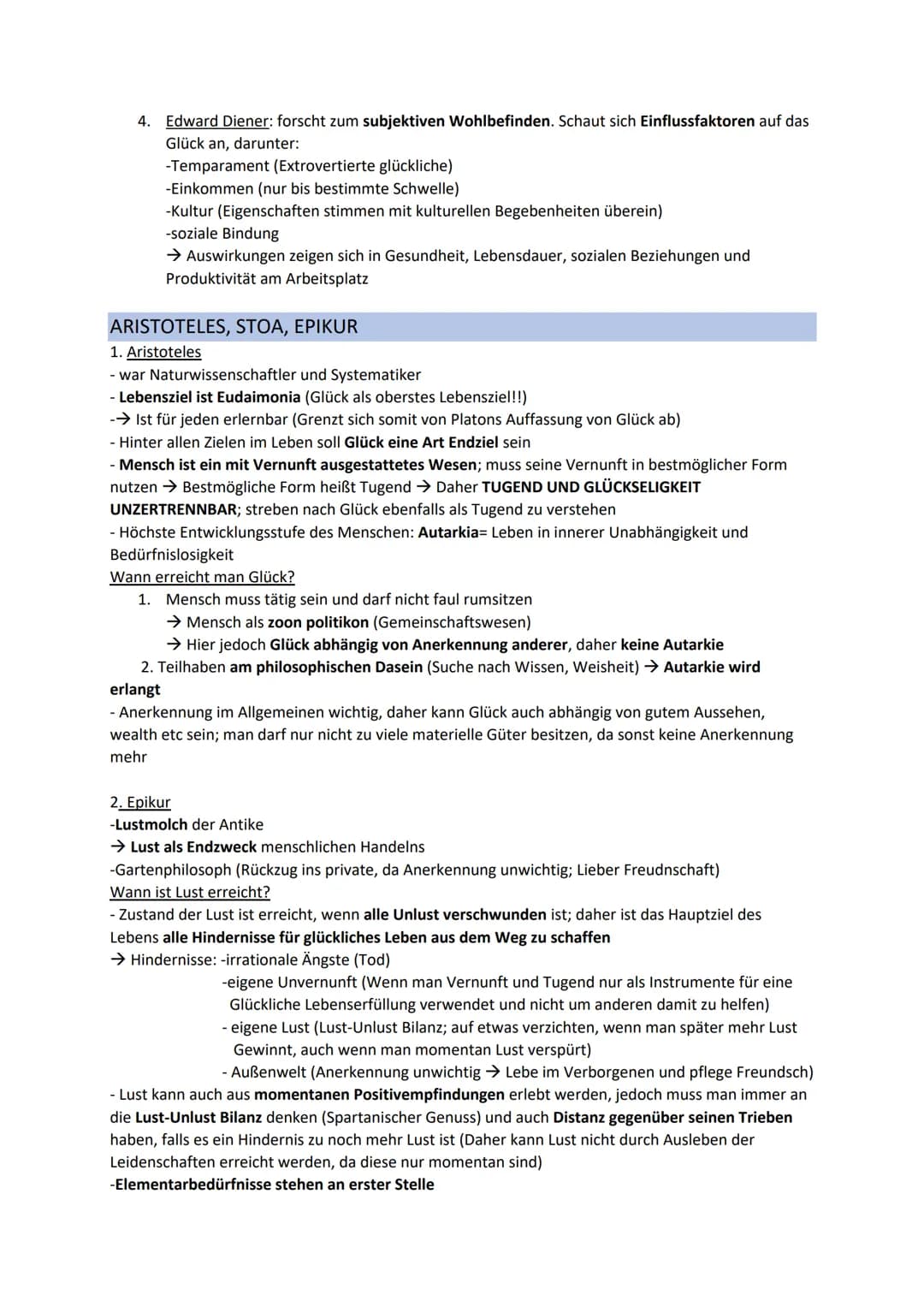 GLÜCK IM ALLGEMEINEN
Glück haben: - kommt von außen
- Schicksal
- Engl lucky
Glücklich sein: - kommt von innen
- persönloches Empfinden
engl