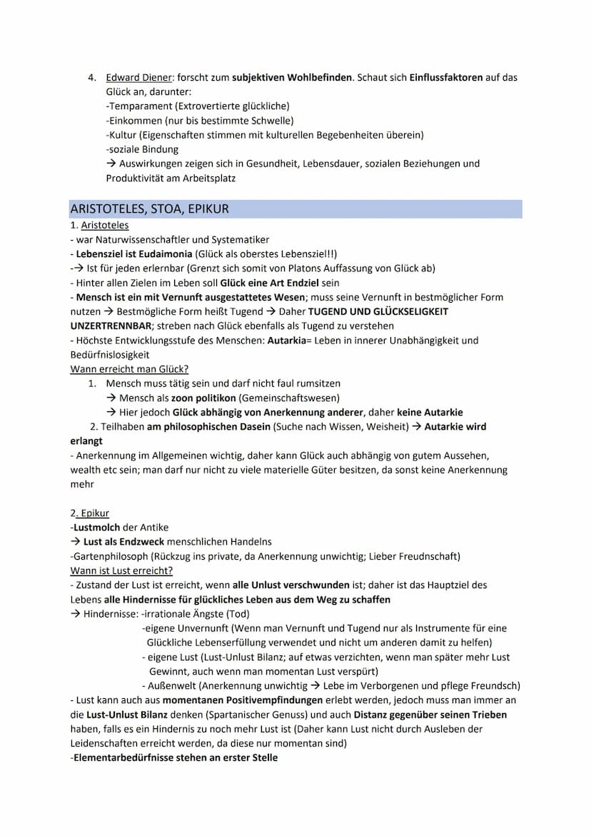 GLÜCK IM ALLGEMEINEN
Glück haben: - kommt von außen
- Schicksal
- Engl lucky
Glücklich sein: - kommt von innen
- persönloches Empfinden
engl