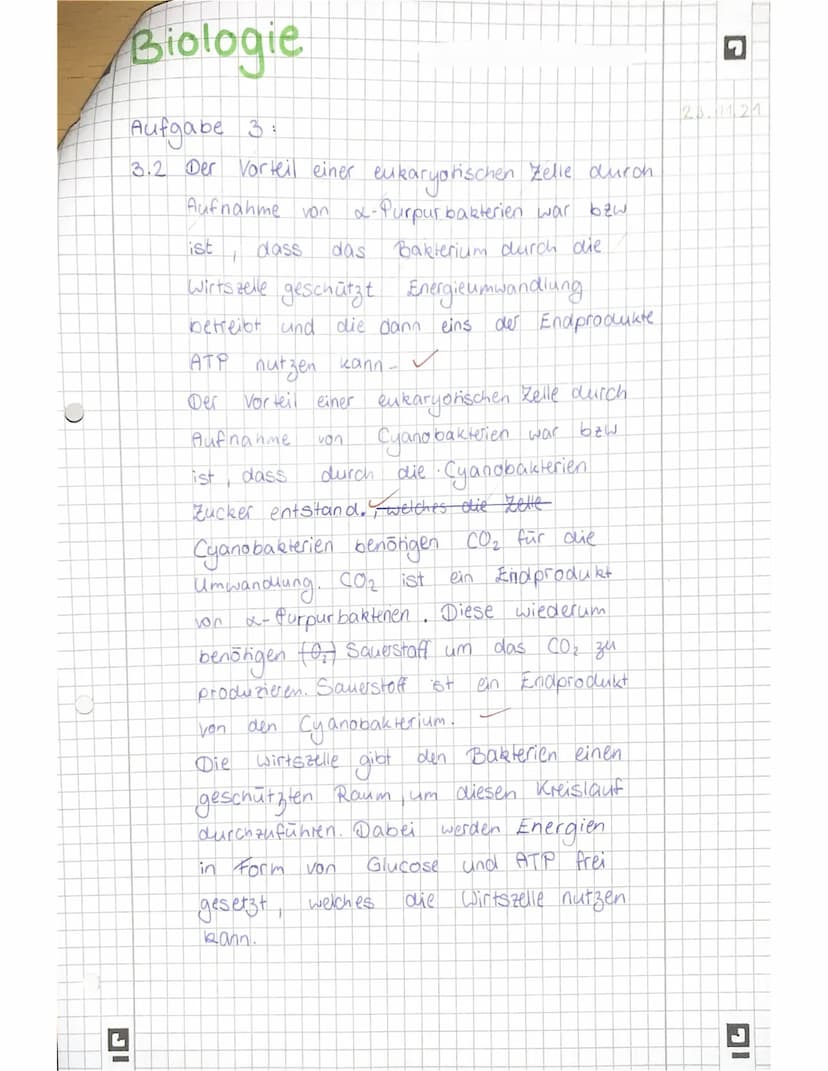 Biologie 11
Name:
SE sonstige Mitarbeit:
Achte immer auf eine ordentliche Darstellung und kurze, aber sinnvolle Kommentare zu den
einzelnen 