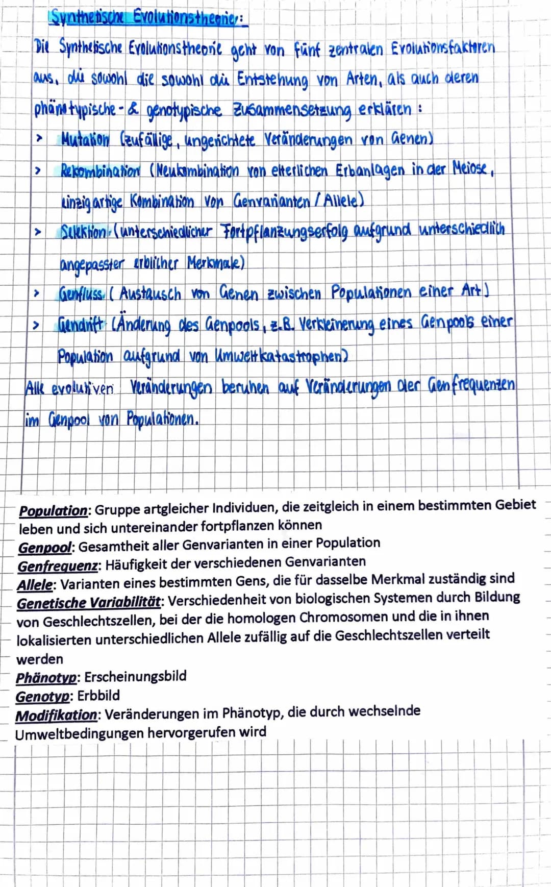 >
Lebewesen besitzen inneren Drang zur Vervollkommnung
> Veränderte Umweltbedingungen führen zu verändertem Gebrauch oder
Nicht- Gebrauch vo