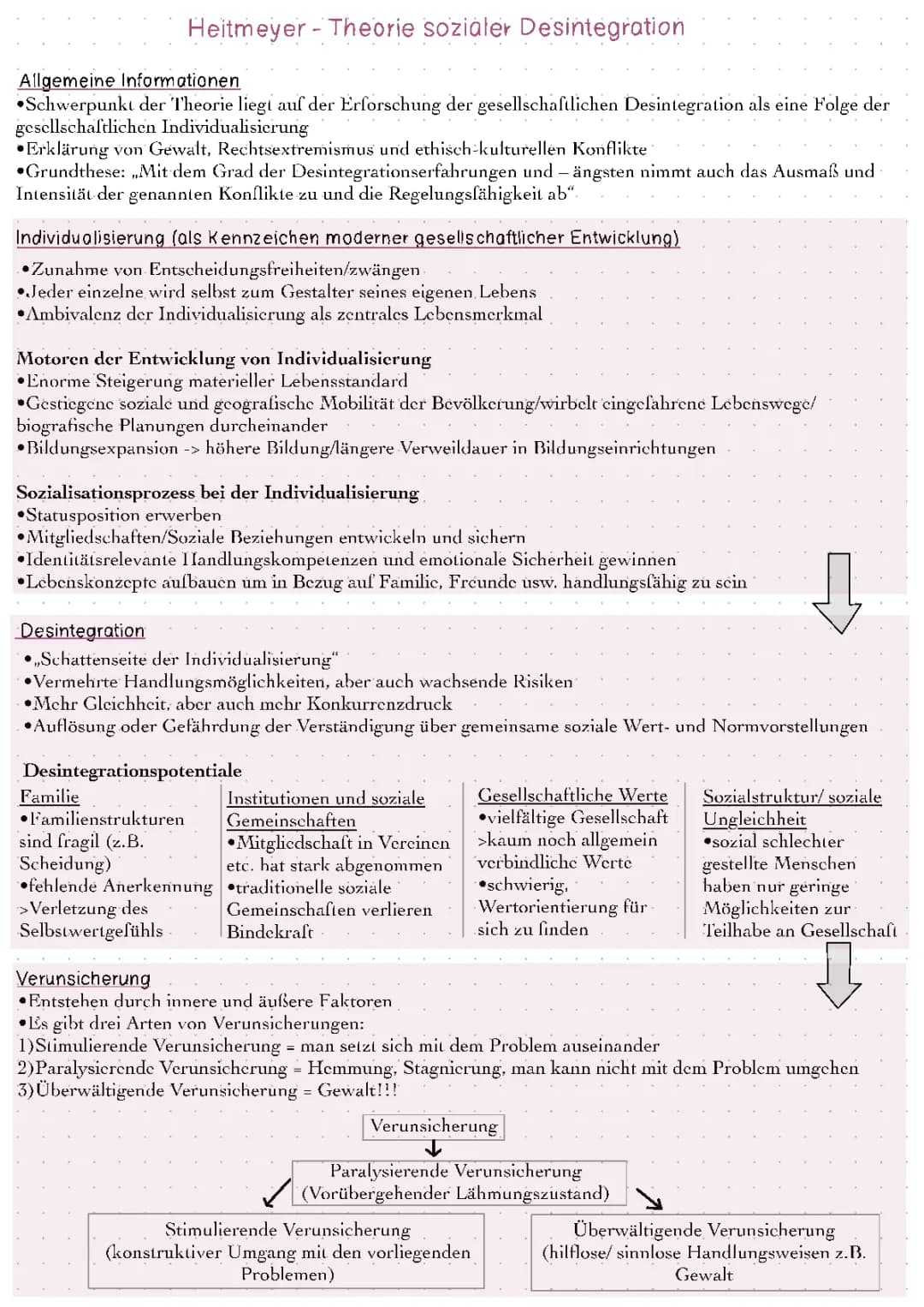 Heitmeyer - Zusammenfassung 
