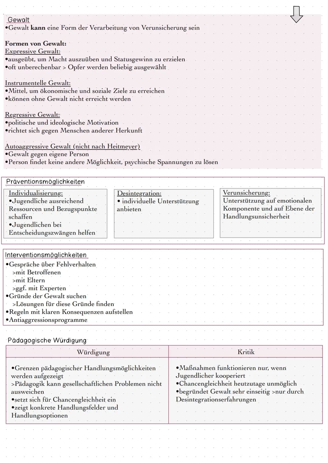 Heitmeyer - Theorie sozialer Desintegration
Allgemeine Informationen
Schwerpunkt der Theorie liegt auf der Erforschung der gesellschaftliche