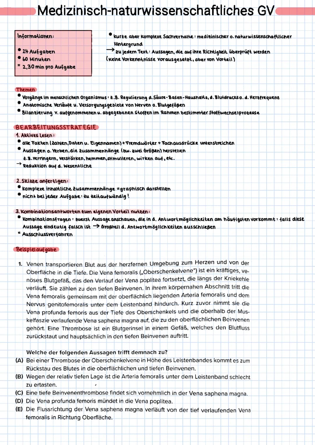 TMS Medizinisch-naturwissenschaftliches Grundverständnis