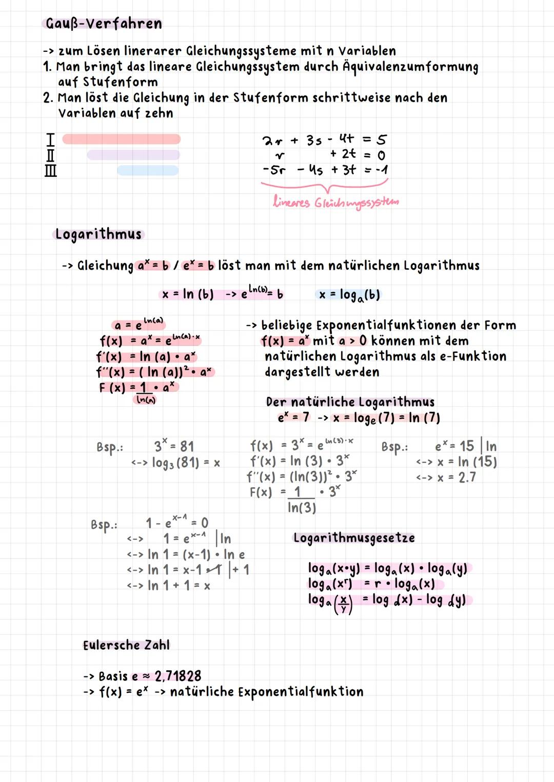 Mathematik Gk '23 Mathe GK Zusammenfassung Abi NRW 2023 Zusammenfassung
Analysis, Analytische Geometrie, Stochastik
->
Analysis
Funktionen
-