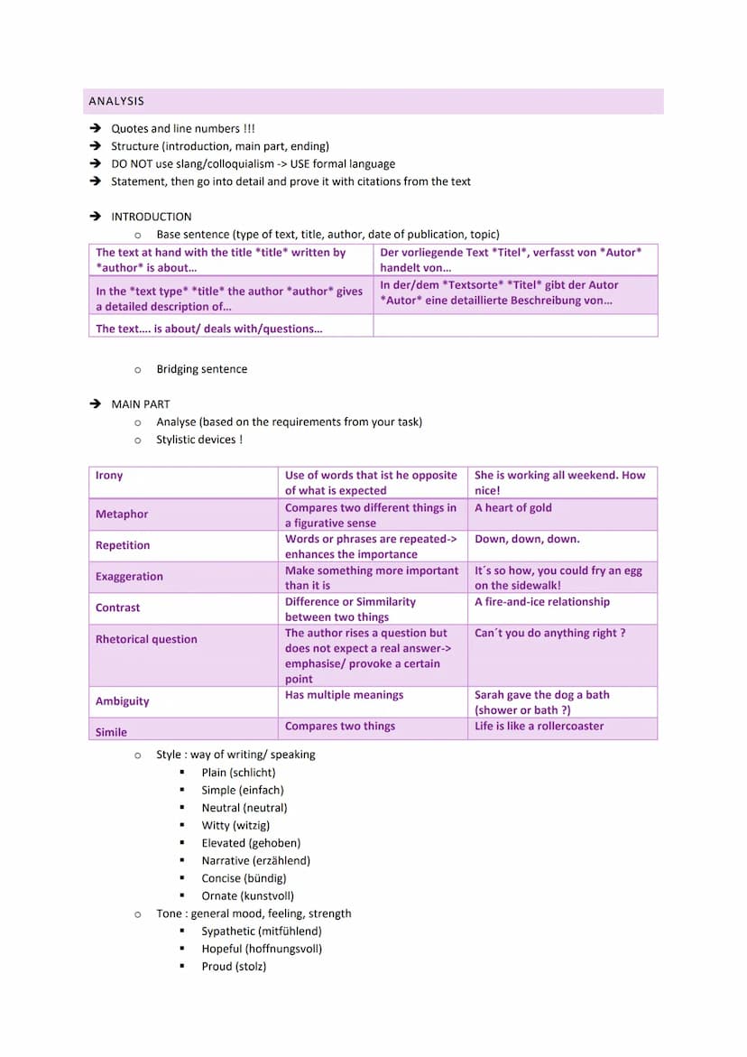 SUMMARY
→ The shorter, the better! (About 1/4 to 1/3 of the original text)
➜ Coherent & concise
➜Simple present
➜ INTRODUCTION
O
O
O
O
O
O
I
