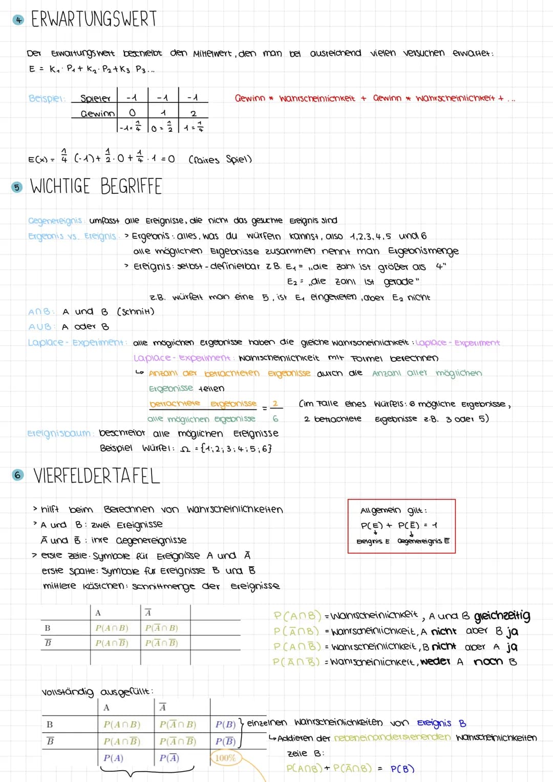 ZENTRALKLAUSUR 31.05.2023
Stochastik
BAUMDIAGRAMM & PFADREGEL
Pfadregel: 1. Die Wahrscheinlichkeit eines Ergebnisses in einem
mehrstufigen v