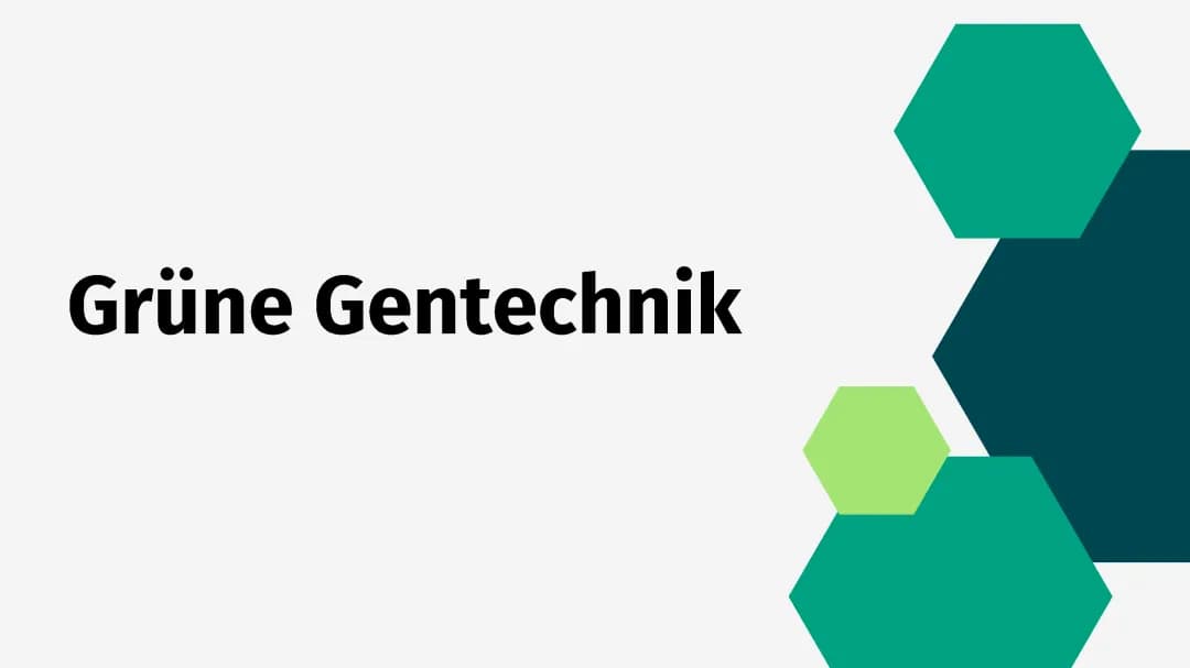 Grüne Gentechnik