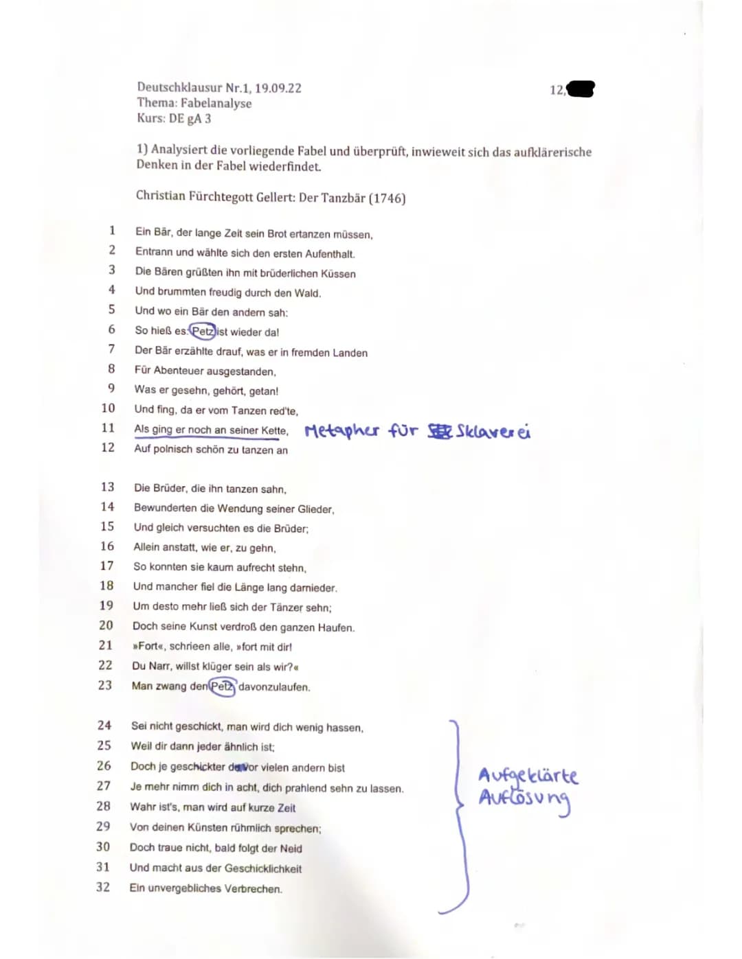 Fabelanalyse
