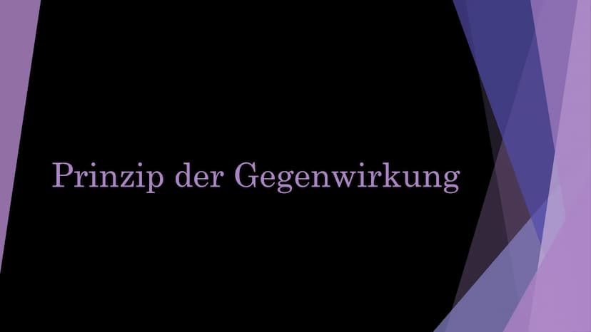 
<p>Das Prinzip der Gegenwirkung basiert auf dem dritten Newton'schen Gesetz: dem Wechselwirkungsgesetz. Dieses besagt, dass Kräfte wechsels