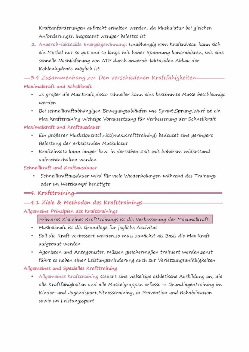 =1. Bedeutung der Kraft-
Kraft im Biologischen Sinne ist die Fähigkeit des Nerv-Muskelsystems, durch
Muskeltätigkeit Widerstände zu überwind