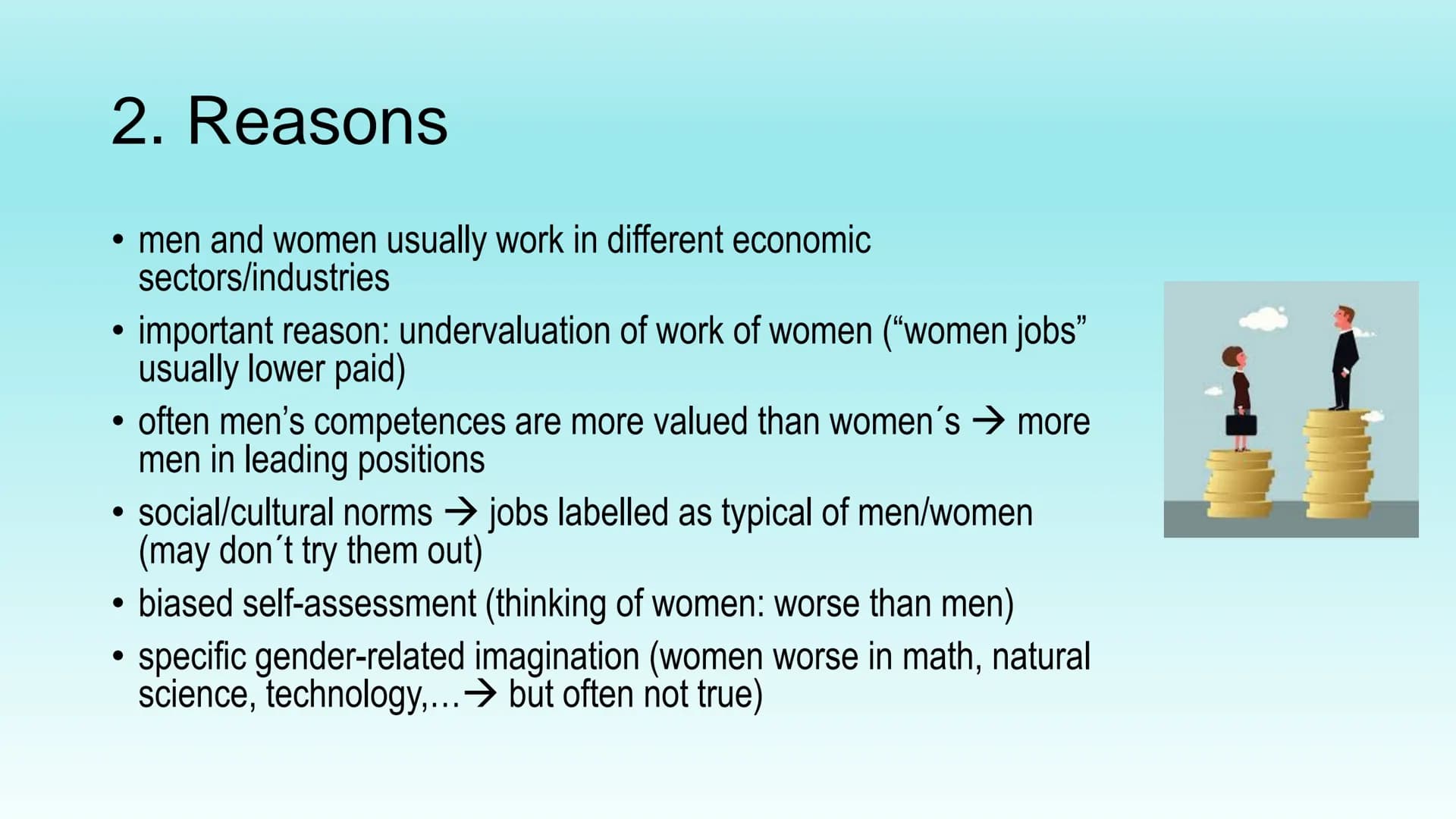 gender pay gap
(gpg)
presentation by Laura Thiele Structure
1. Definition
1.1 non-adjusted/adjusted gender pay gap
2. Reasons
3. Statistics
