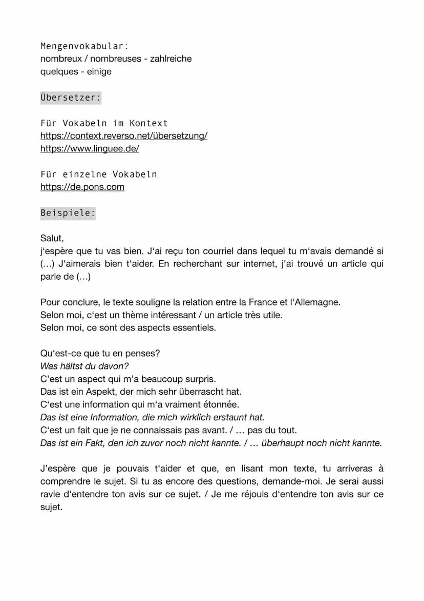 Stilmittel und Formulierungen
Einleitung
l'extrait, le livre, la pièce de theatre, l'article
Dans l'extrait écrit par et publié en ... il s'