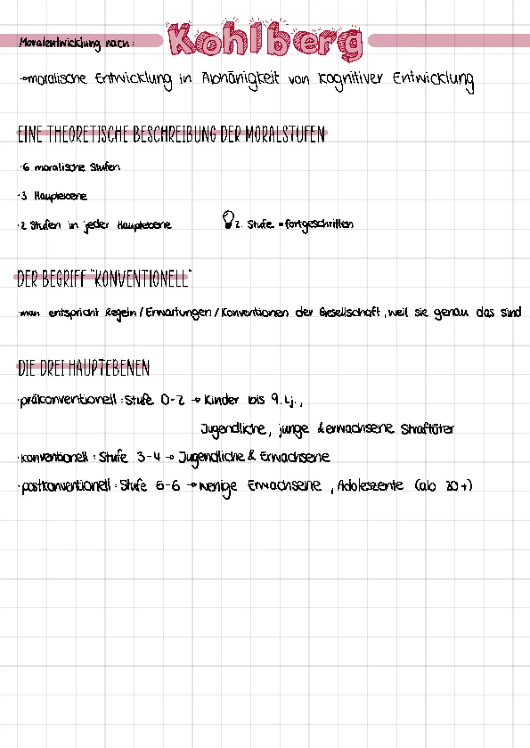 Theorie Kohlberg