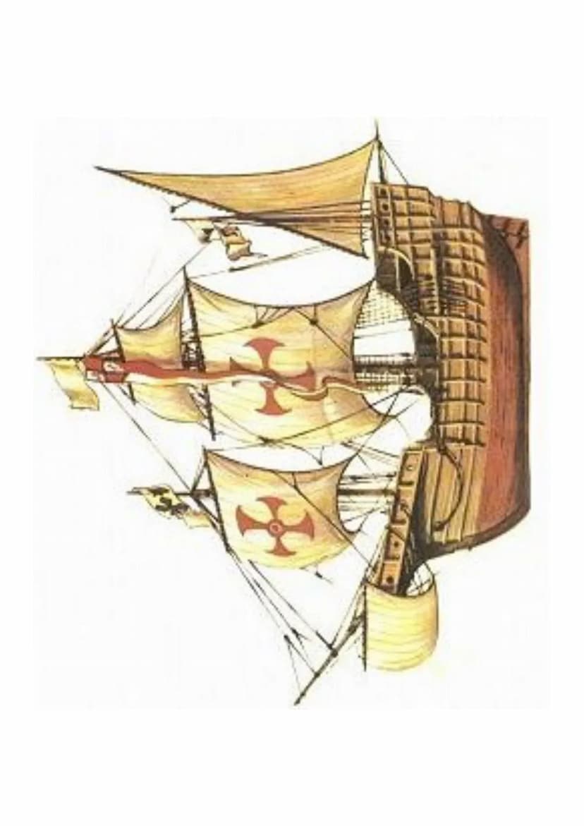 Die Karavelle
• Die Karavelle war ein zwei- bis viermaliger Segelschiff-Typ des 14. bis 16. Jahrhunderts. Diese
Schiffe spielten bei den Ent