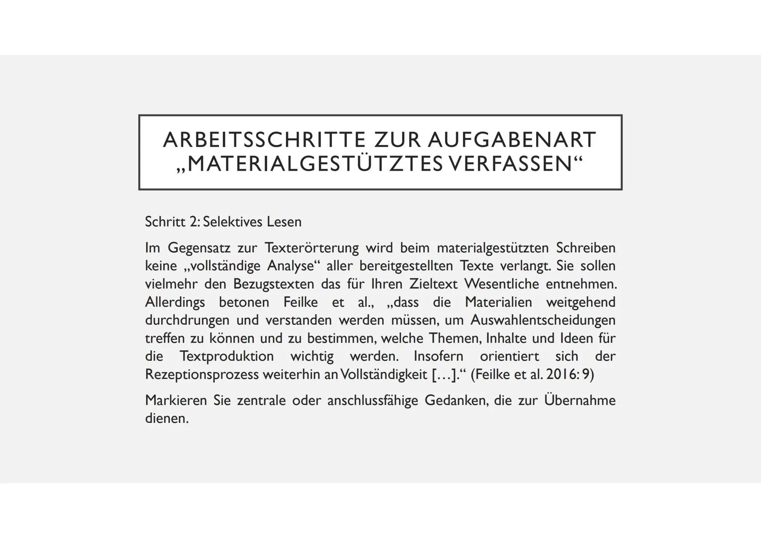 REPETITORIUM ZU
„MATERIALGESTÜTZTES VERFASSEN
EINES INFORMIERENDEN UND
ARGUMENTIERENDEN TEXTES“ # ABGRENZUNG DES MATERIALGESTÜTZTEN
# SCHREI