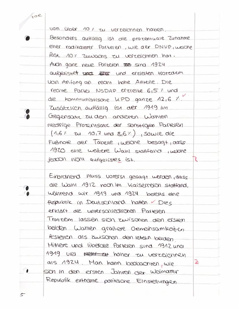 Name: Toe
1.
Klausur Nr. 3
Geschichte LK J1
"Entstehung und Anfangsjahre der Weimarer Republik"
17.3.2022
2.
UN: 12 UP
Bitte beantworten Sie