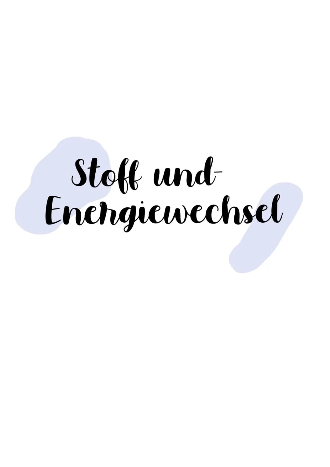 Stoff und
Enchgiewechsel autotroph
aus energiearmen
anorganischer Stoffe.
Foto synthese
mit Hilfe von
Lichtenergie
Stoff- und Energiewechsel