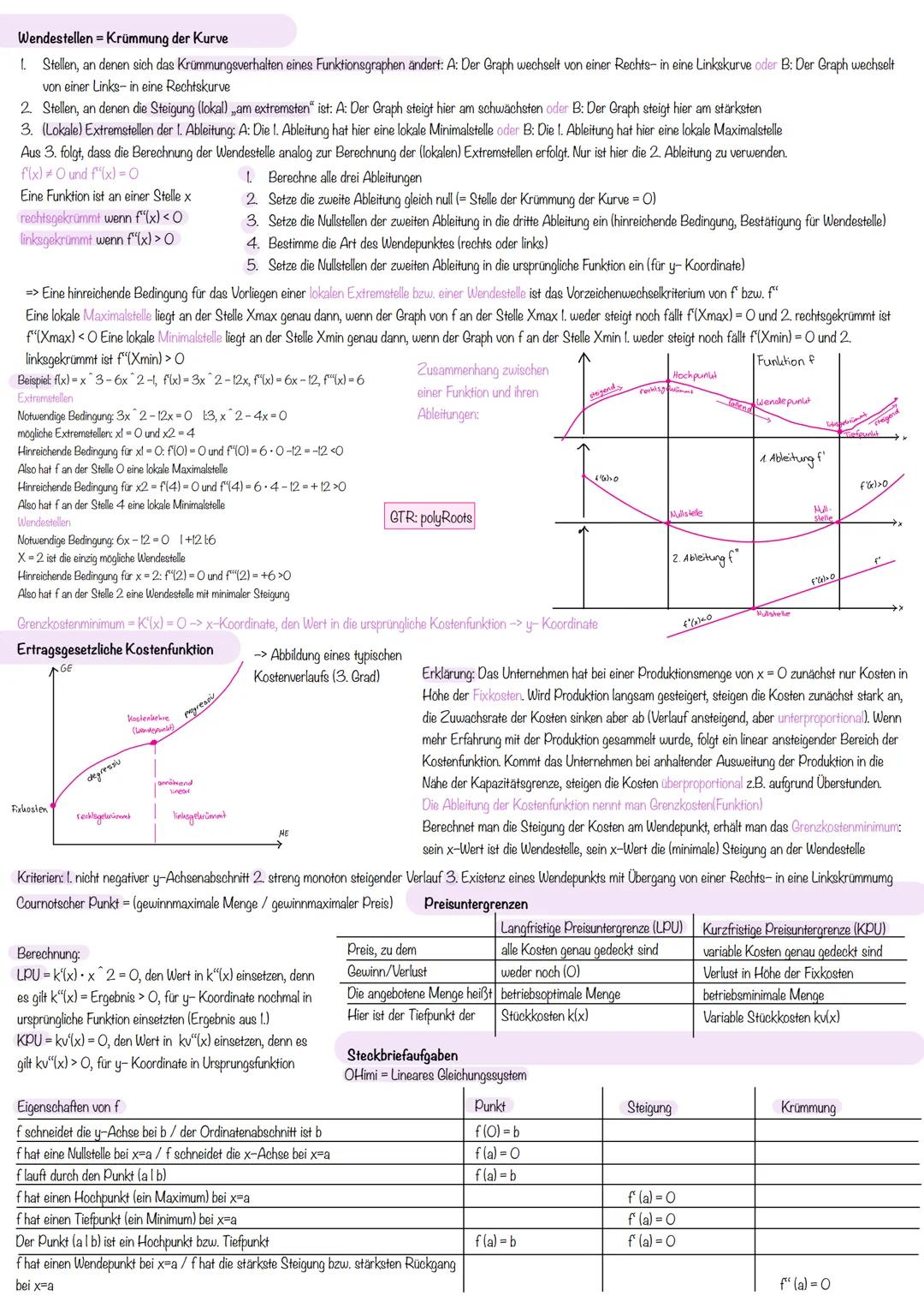 Themen:
• Stochastik
•Analysis
• Lineare Algebra
Mathe, Mathematische Schreibweise
B
A
A
Gesamt
P(A)
PLĀ)
P(AB) PIA B) P(A)
P(B)
P(AB) P(ANB