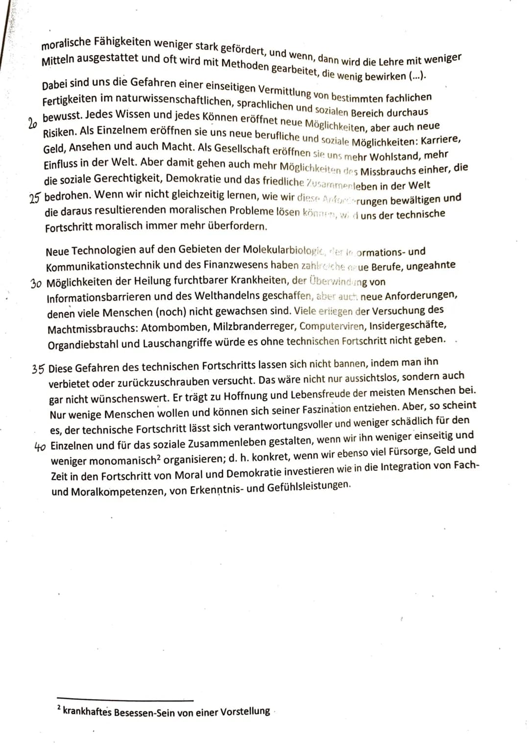 Klausur Nr. 2
12.12.2022
Pädagogik GK 12.1
(Schäfer)
Name: Nils Rosenberger
Thema:
Kohlbergs Theorie der Moralentwicklung
Textgrundlage:
Geo