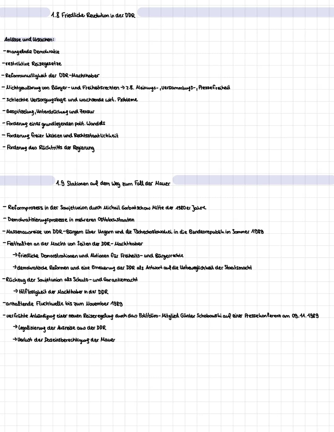 1. Klausur in Geschichte am 21.12.22
1.Die Deutsche Demokratische Republik
1.1 Gründung
- Einfluss der sowjetischen Besatzungsmacht
-Aufbau 