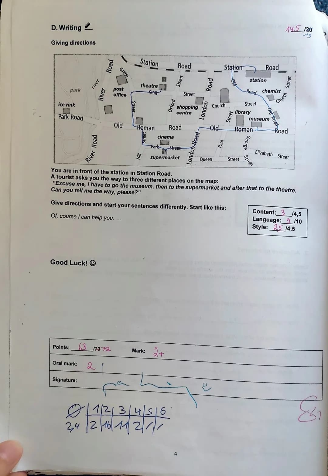 6e English (SCC)
Name: Cosima
A. Listening
Michael is visiting his aunt in Plymouth. They are spending the day at the harbour.
a) Listen to 