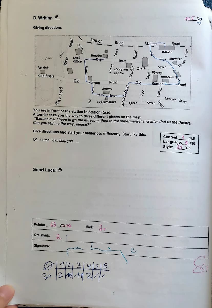 6e English (SCC)
Name: Cosima
A. Listening
Michael is visiting his aunt in Plymouth. They are spending the day at the harbour.
a) Listen to 