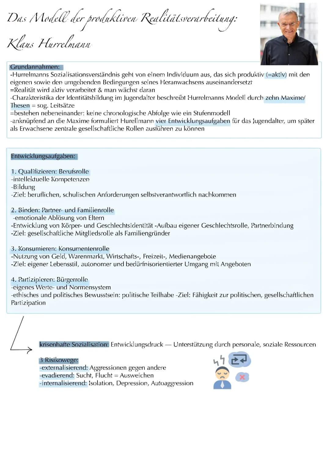 Identitätsbildung im Jugendalter - Hurrelmann
