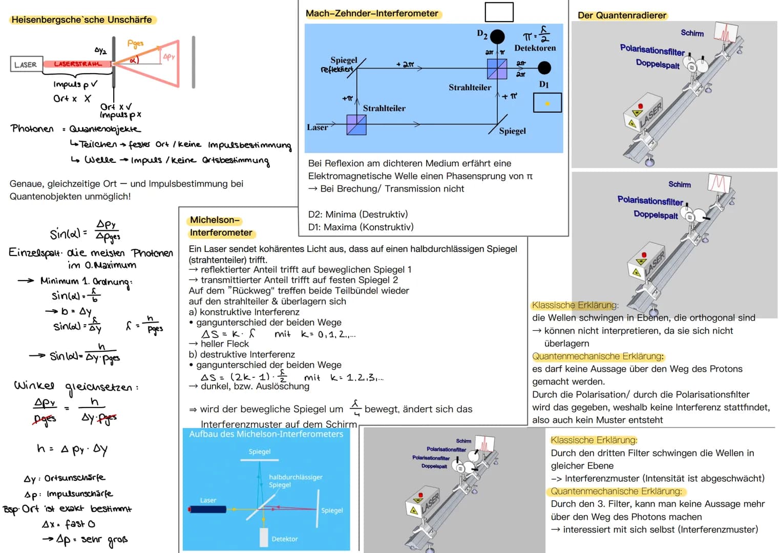 Das Hallwachs-Experiment
Eine geladene zinkplatte wird mit einem
Elektroskob verbunden & mit mit Licht bestrahlt
Beobachtung:
Glühbirne:
Lad