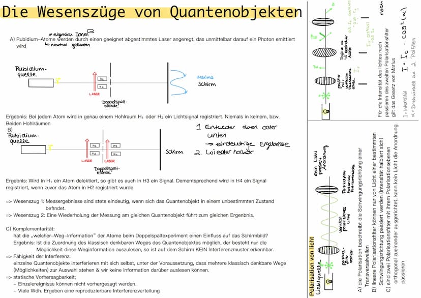 Das Hallwachs-Experiment
Eine geladene zinkplatte wird mit einem
Elektroskob verbunden & mit mit Licht bestrahlt
Beobachtung:
Glühbirne:
Lad