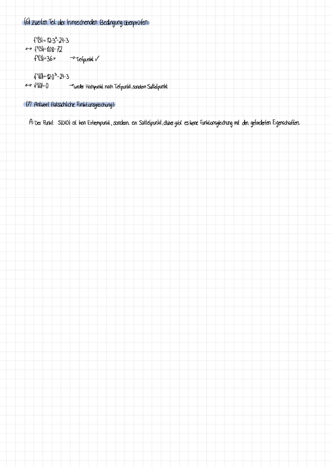 Steckbriefaufgaben
Ansatz (ganzrationale Funktionen)
Funktion 1.Grades f(x) = ax+b
Funktion 2Grades: f(x) = ax²+bx+c
Funktion 3 Grades:fx)=a