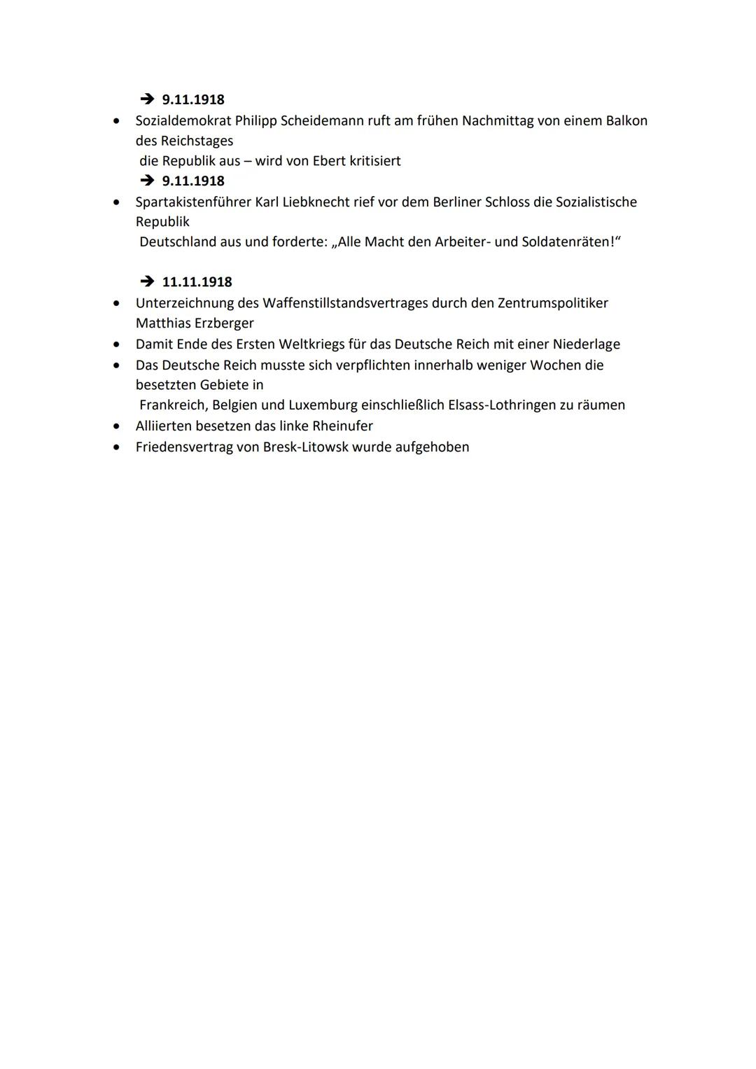 # Vom Kaiserreich zur Republik

## Vom Kaiserreich zur Republik-Teil 1

- →3.10.1918
  - Kaiser Wilhelm II. ernannte den liberalen Prinzen M