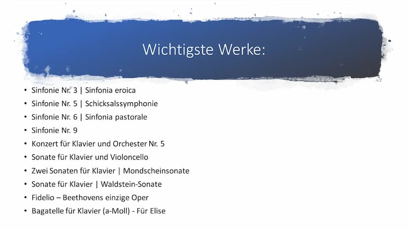 Ludwig van Beethoven ●
●
●
Allgemeine Fakten
Ausbildung
Wichtigste Werke
Krankheit
Bilder
Quellen
Inhalt: ●
●
Allgemeine Fakten:
Ludwig van 