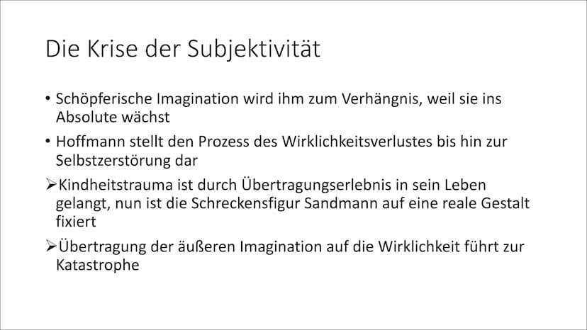 Nathanael und Clara
Zwischen Romantik und Aufklärung Inhalt
1 Nathanael:
• Lebenskurve
●
Das Identitätskonzept am Beispiel Nathanael
2 Clara