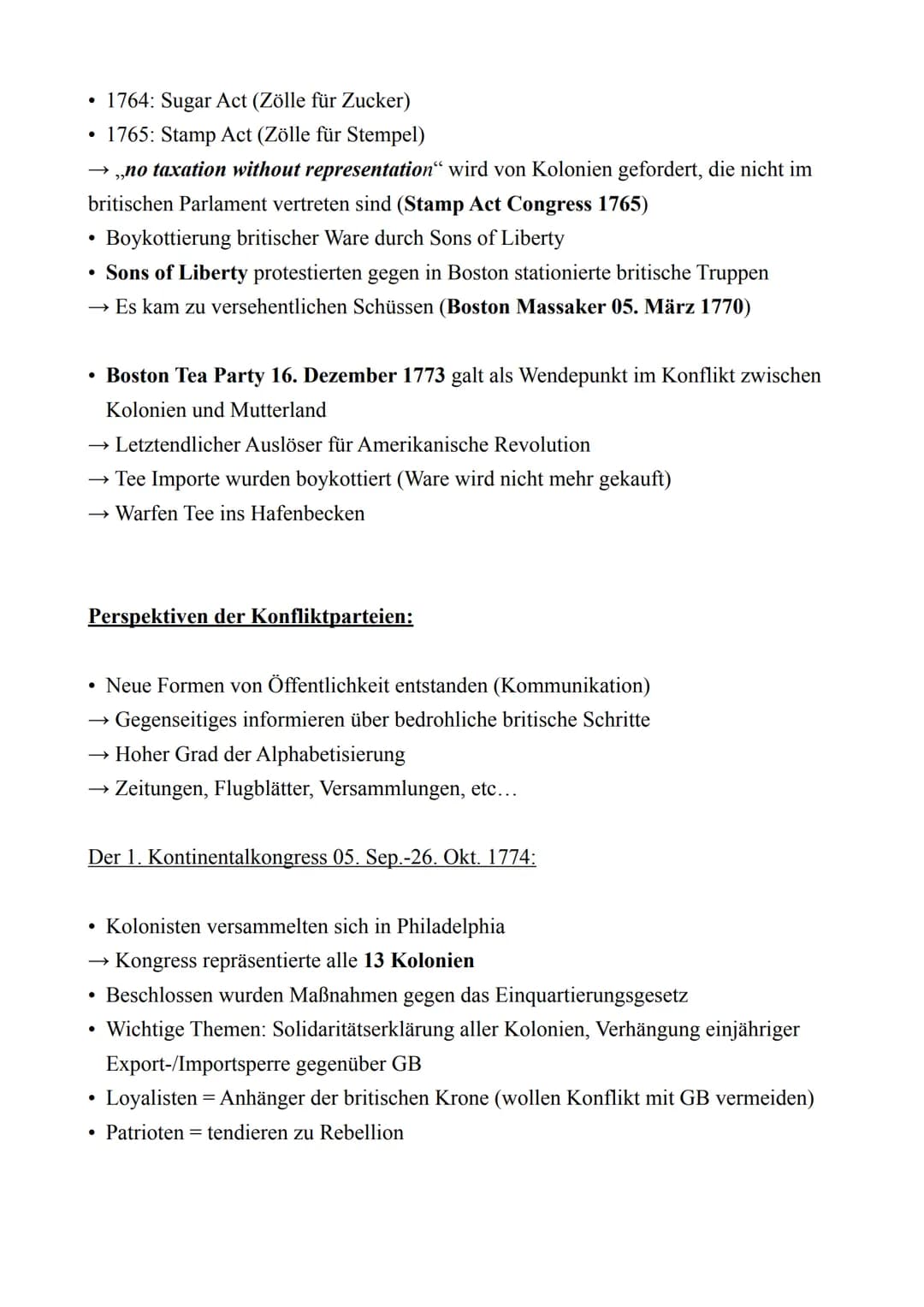 Geschichte LK - Abitur 2022
Lernzettel
12.1.: Amerikanische Revolution
Kernmodul: Krisen
Merkmale historischer Krisen nach Rudolf Vierhaus (