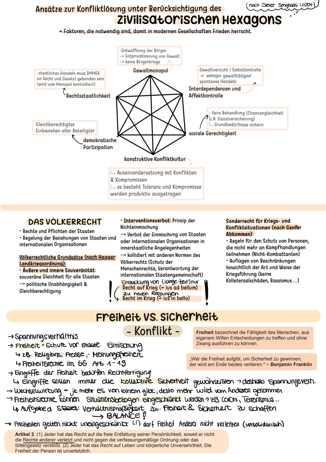 Friedenssicherung als nationale und
internationale Herausforderung
KRIEG - Definition (Merkmale und Typen)
(von der Arbeitsgemeinschaft Krie