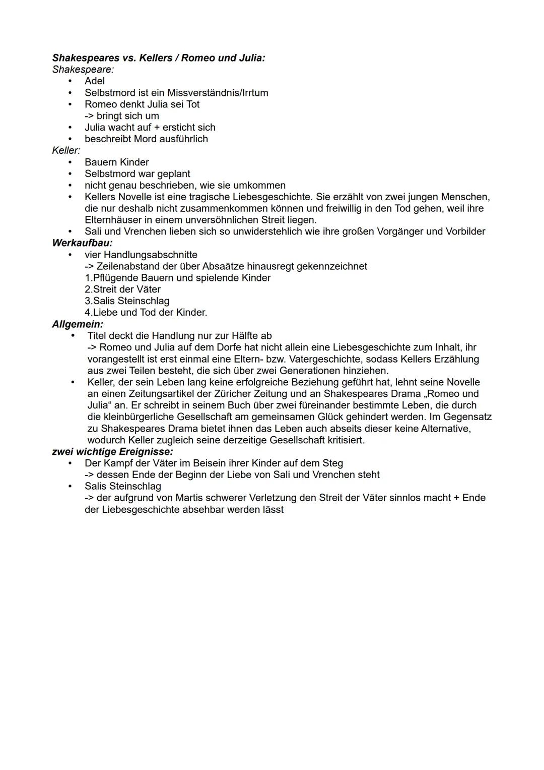 Mascha Röhrenbeck
Romeo und Julia auf dem Dorfe
Werkdaten:
●
Handlungsort:
Seldwyla
Inhalt und Form:
Liebe und Freitod zweier Jugendlicher a