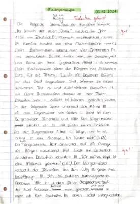 Know Dialoganalyse „Der Besuch der alten Dame“  thumbnail