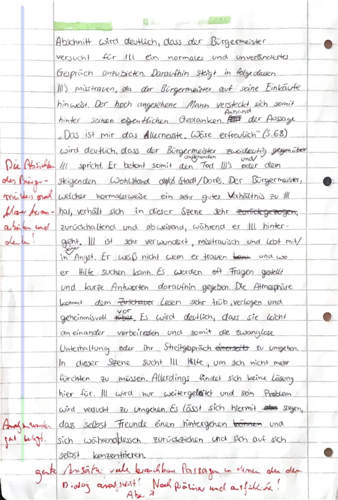 Dialoganalyse
ist ein
betont
hoch
07. 12. 2021
Tinderten gelingt
Die
folgende Szene aus der tragischen Komödie
...Der Besuch der alten Dame"