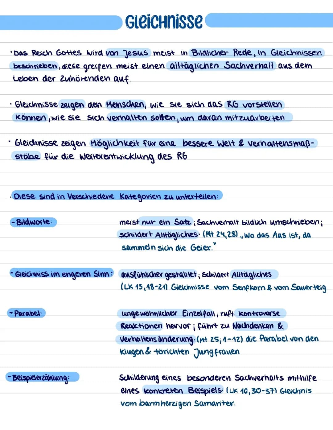 Gleichnisse 