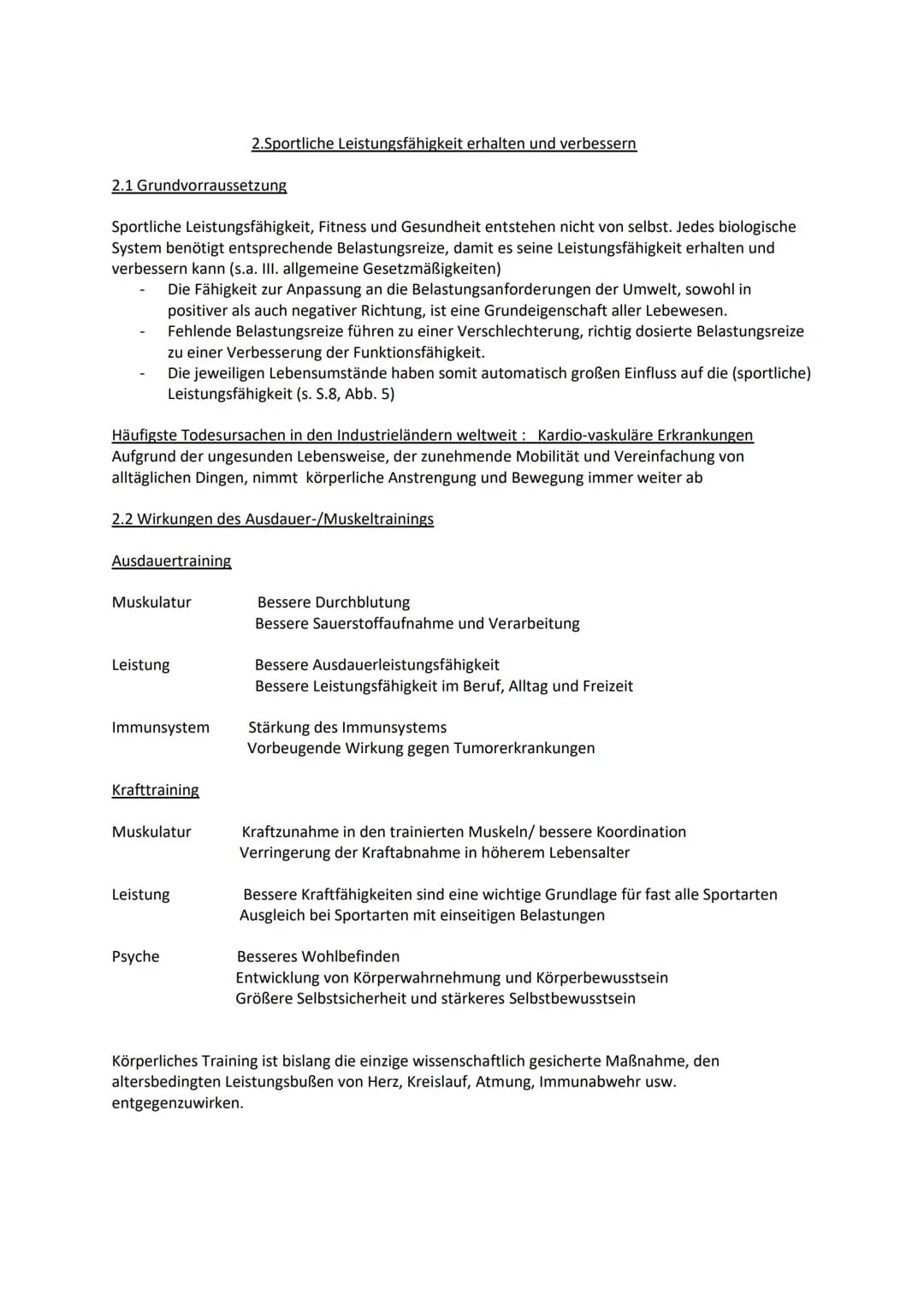 Kondition
Kraft: Die Fähigkeit des Nerv-Muskel-Systems Fähigkeit des Nerv-Muskel-Systems durch
Muskelkontraktion Widerstände zu überwinden (
