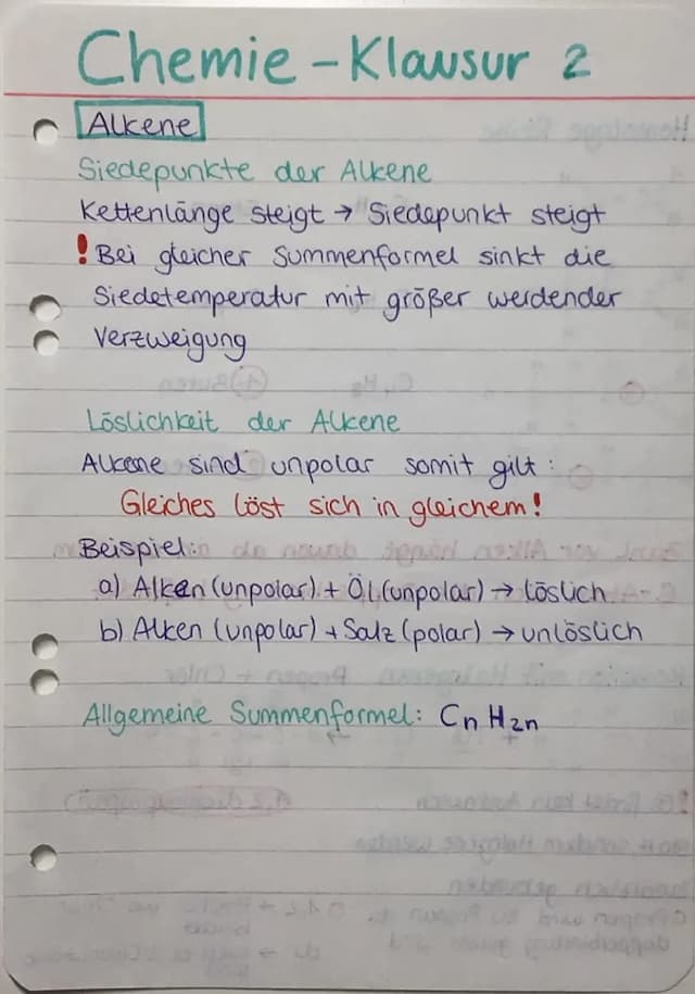 Know Übersicht Alkene/Alkine/Alkanole(Alkohole) thumbnail