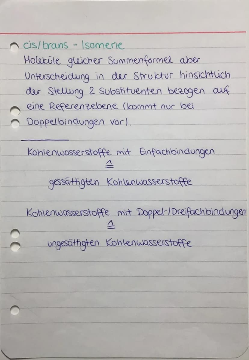 Chemie-Klausur 2
Alkene
Siedepunkte der Alkene.
Kettenlänge steigt → Siedepunkt steigt
Bei gleicher Summenformel sinkt die
Siedetemperatur m