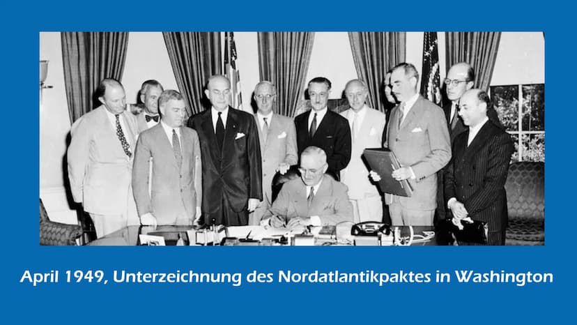 Die NATO
Verteidigungsbündnis
oder Weltpolizist?
Von Elisabeth Atapin Gliederung
1. Gründung im historischen Kontext
2. Vertragswerk
2.1 Lei