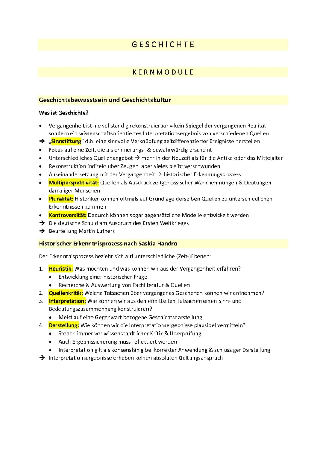 Kernmodule Geschichts- und Erinnerungskultur (eA)