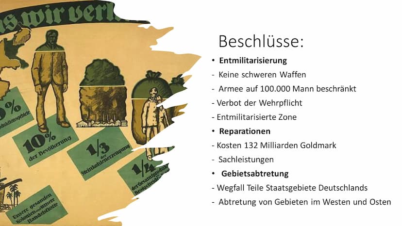 in
Versailler Friedensvertrag
10.01.1920 Versailler Vertrag-
Friedensvertrag nach dem 1. Weltkrieg
Allgemeines
Endpunkt des ersten Weltkrieg