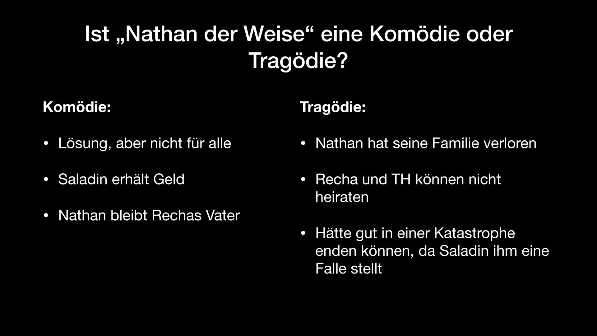 Inhaltsfeld Texte: Dramen
Nathan der Weise
Gotthold Ephraim Lessing, 1779
Abi 2023 NRW - Deutsch LK ●
●
●
●
●
●
Allgemeine Daten ✓
Vorgeschi